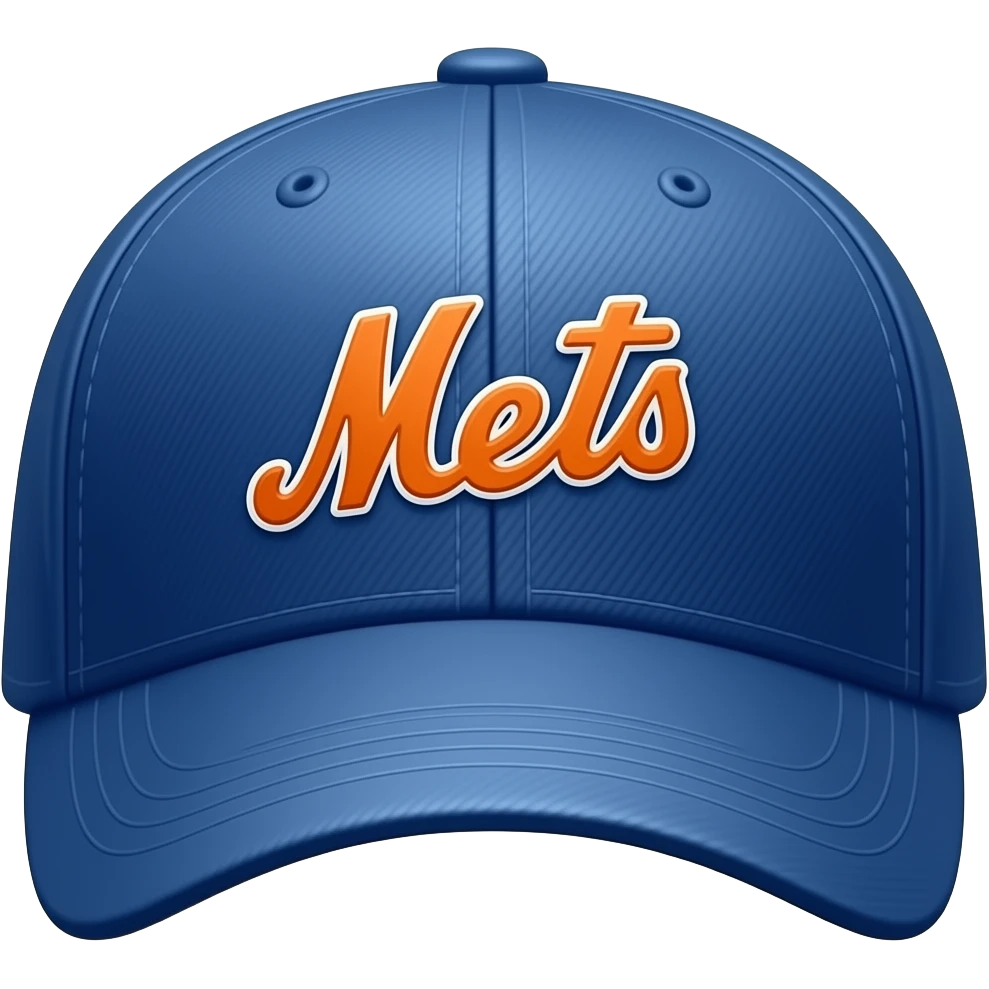 Mets baseball hat emoji