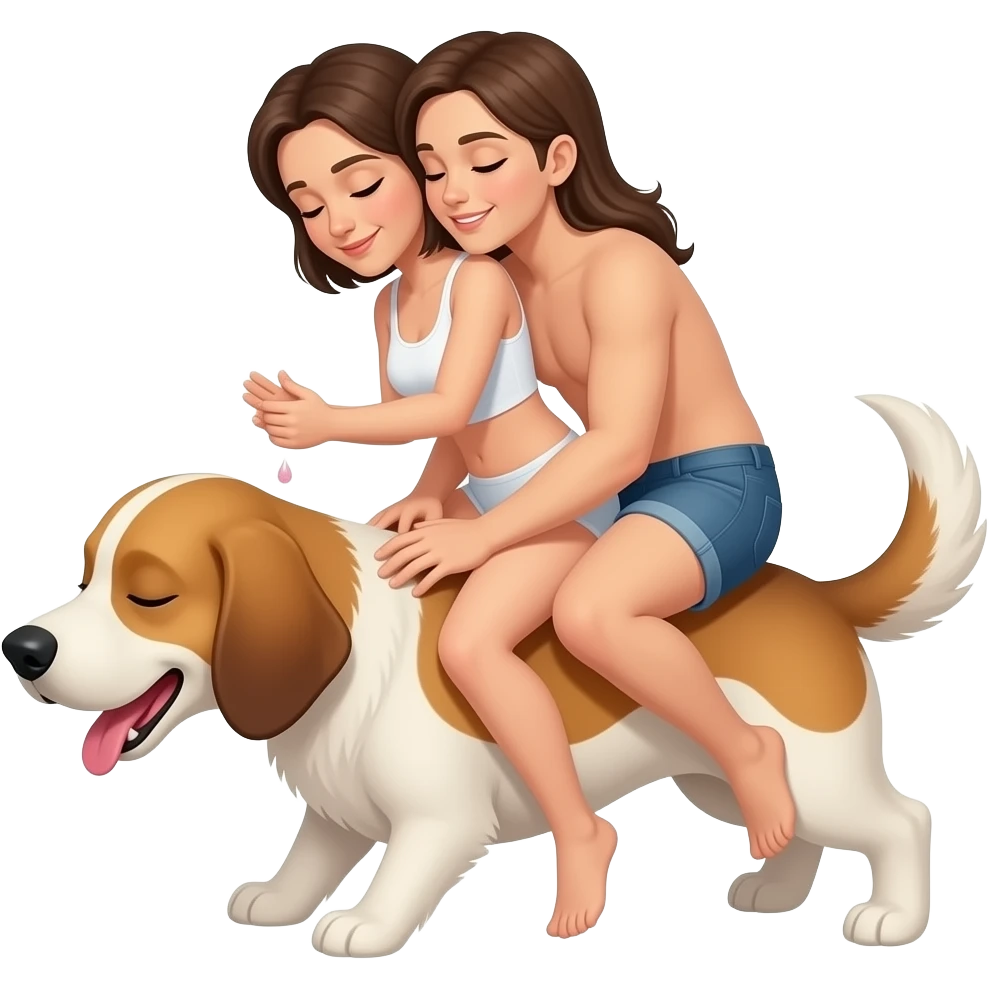 Couple having sex" doggie style emoji
