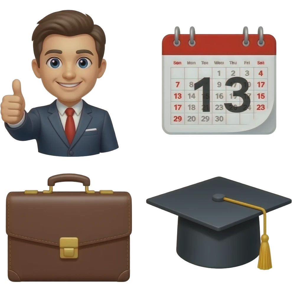 5 different emojis for my CV emoji