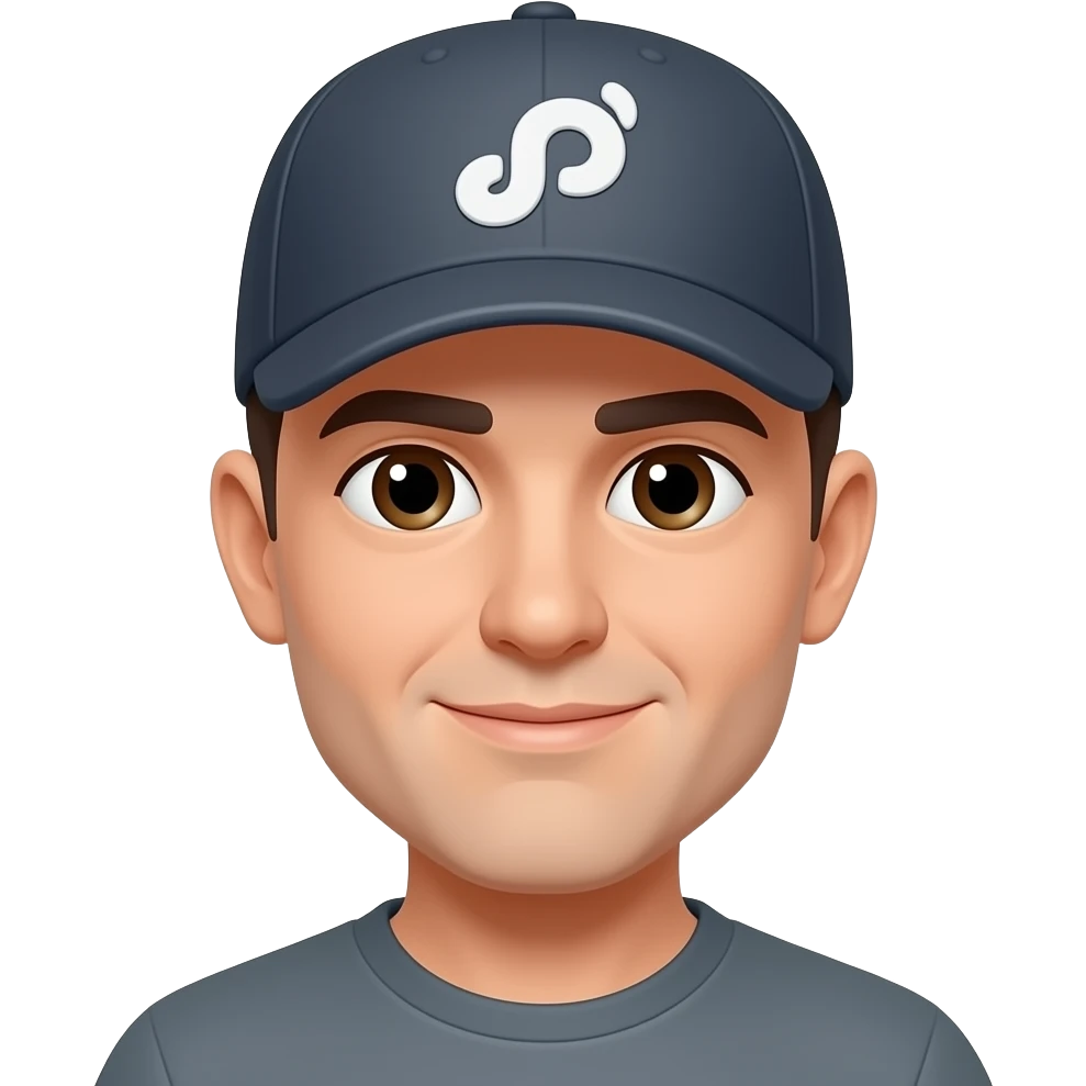 Hair loss wear cap emoji
