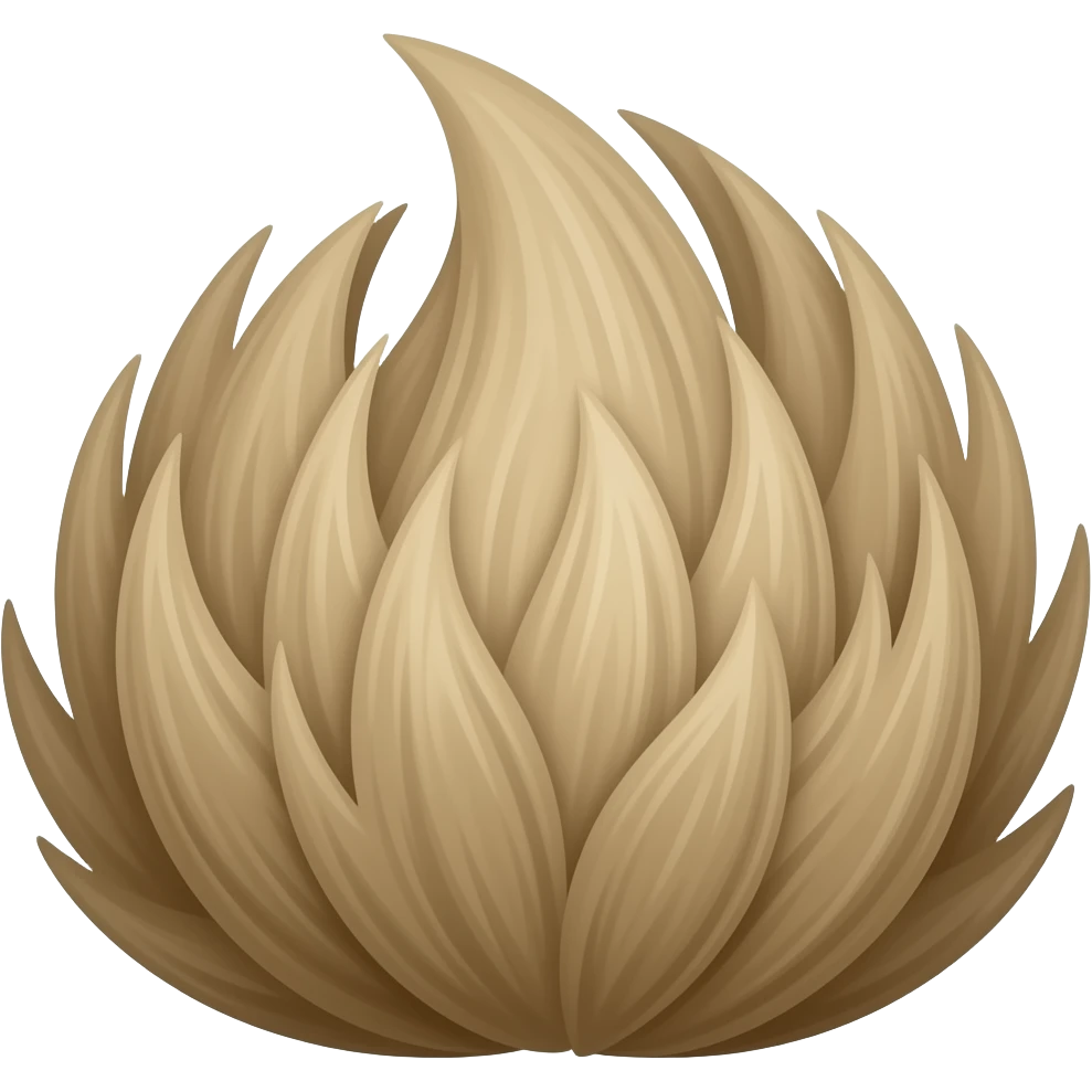 Un mechon de pelo tini emoji