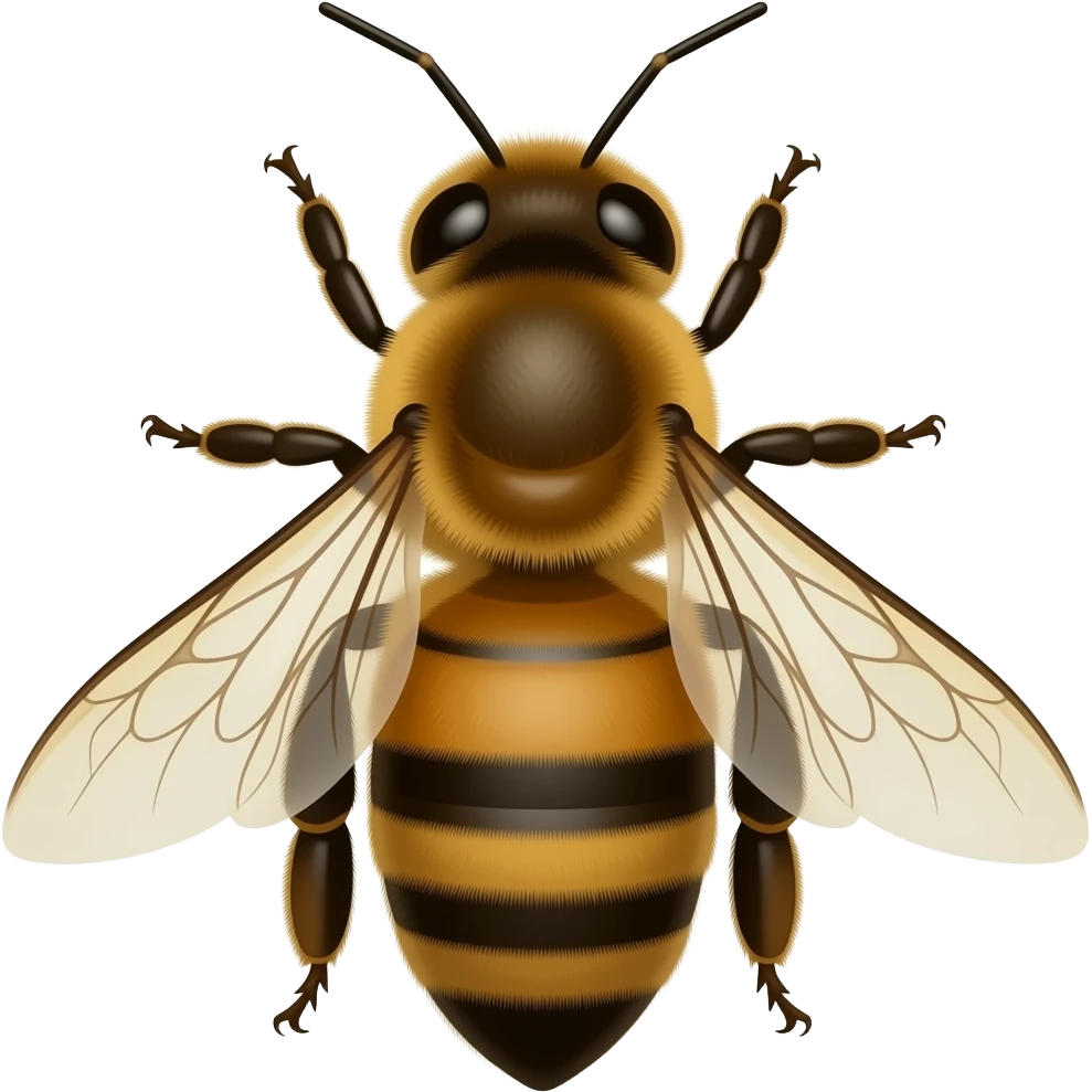 Female bee emoji