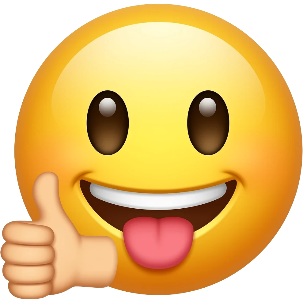 😛👍🏻 emoji