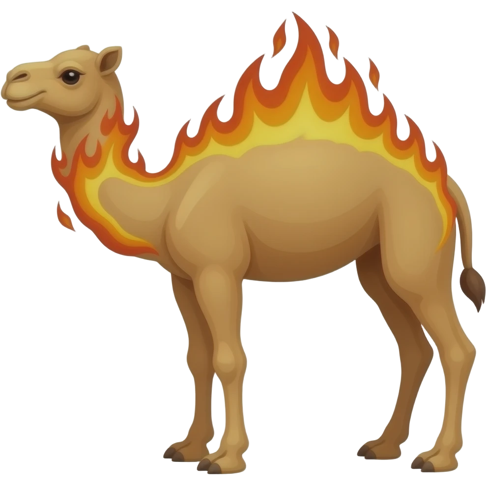 CAMEL FLAME emoji