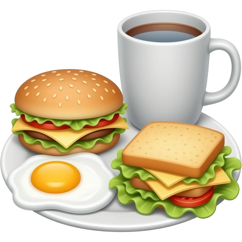 Breakfast combo emoji