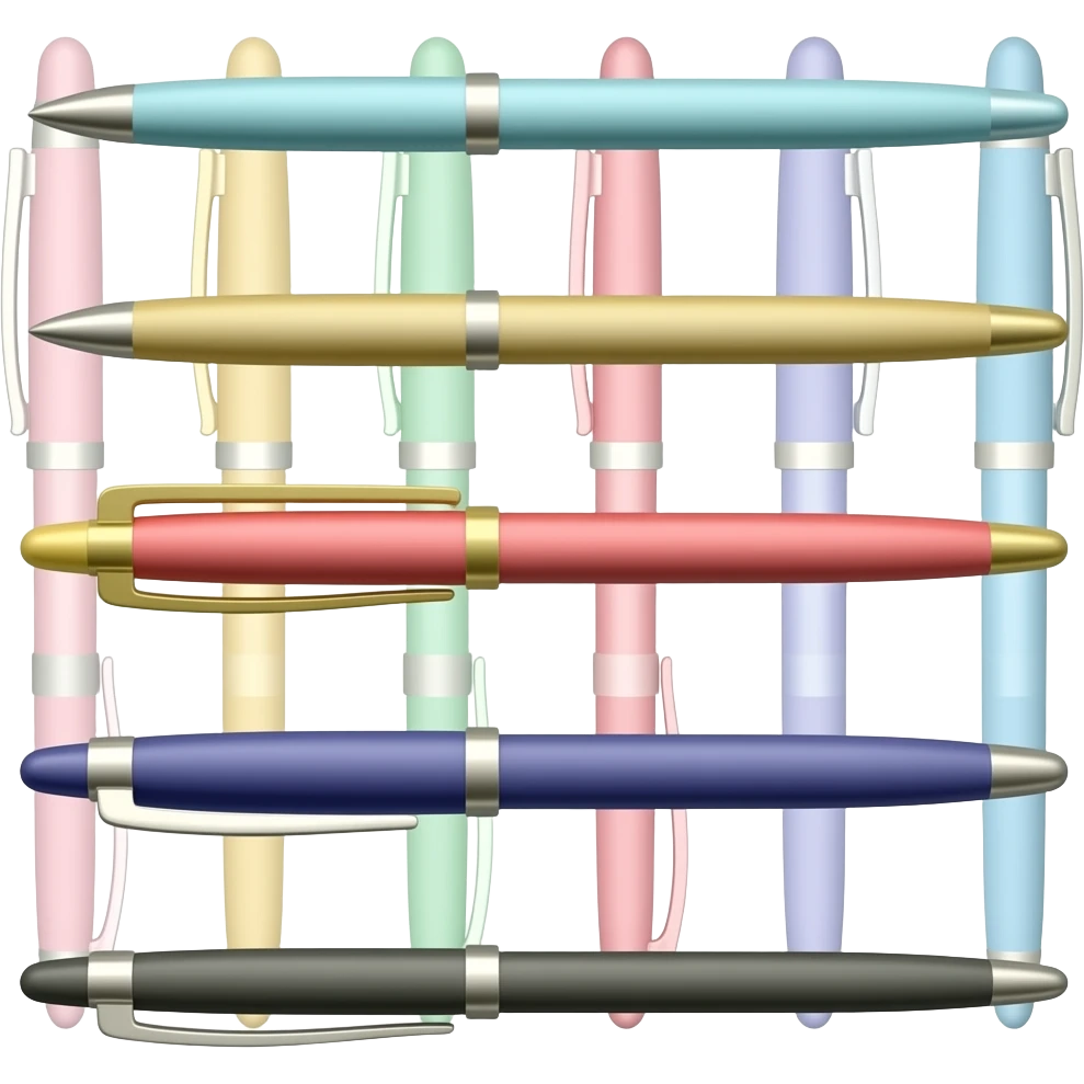 6 pens emoji