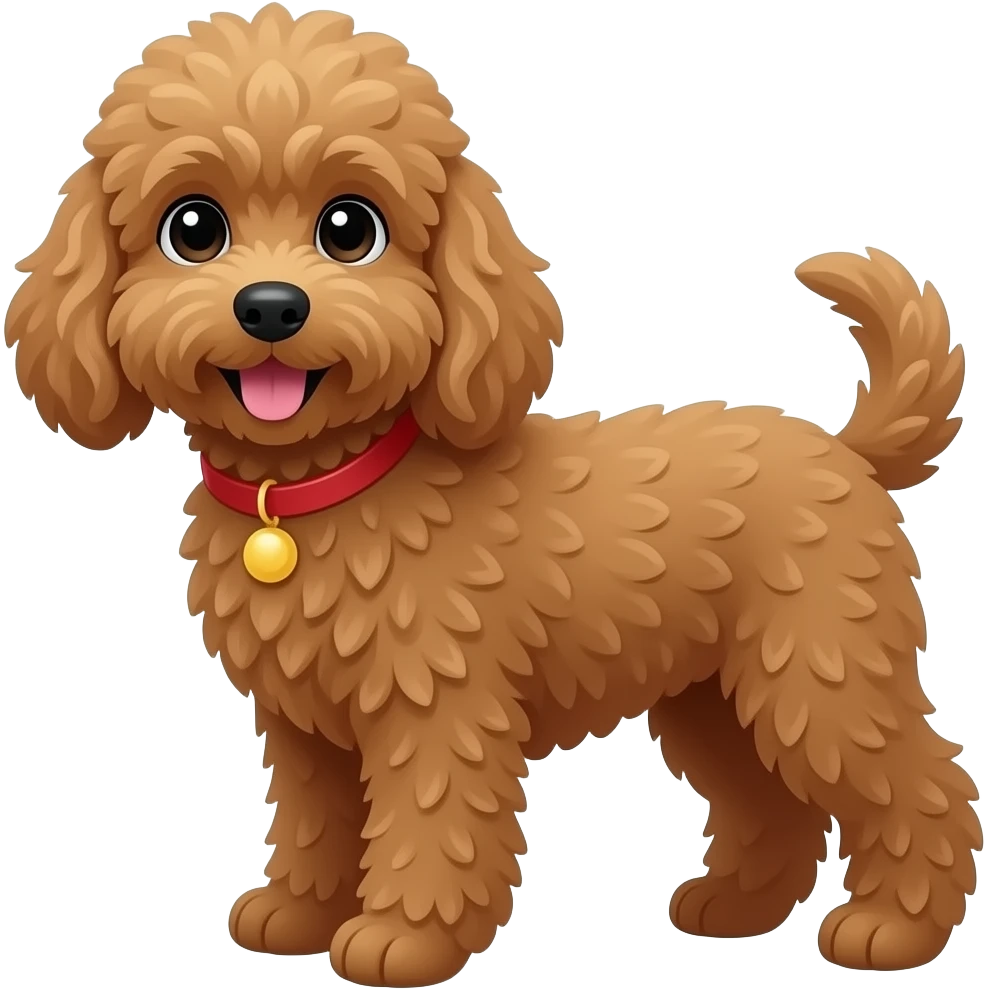 Cockapoo braun emoji