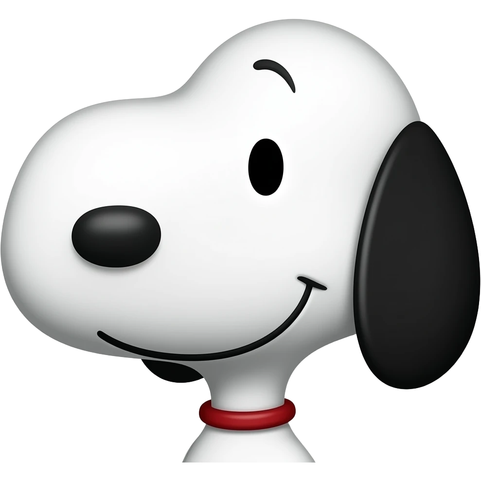 Snoopy evil emoji