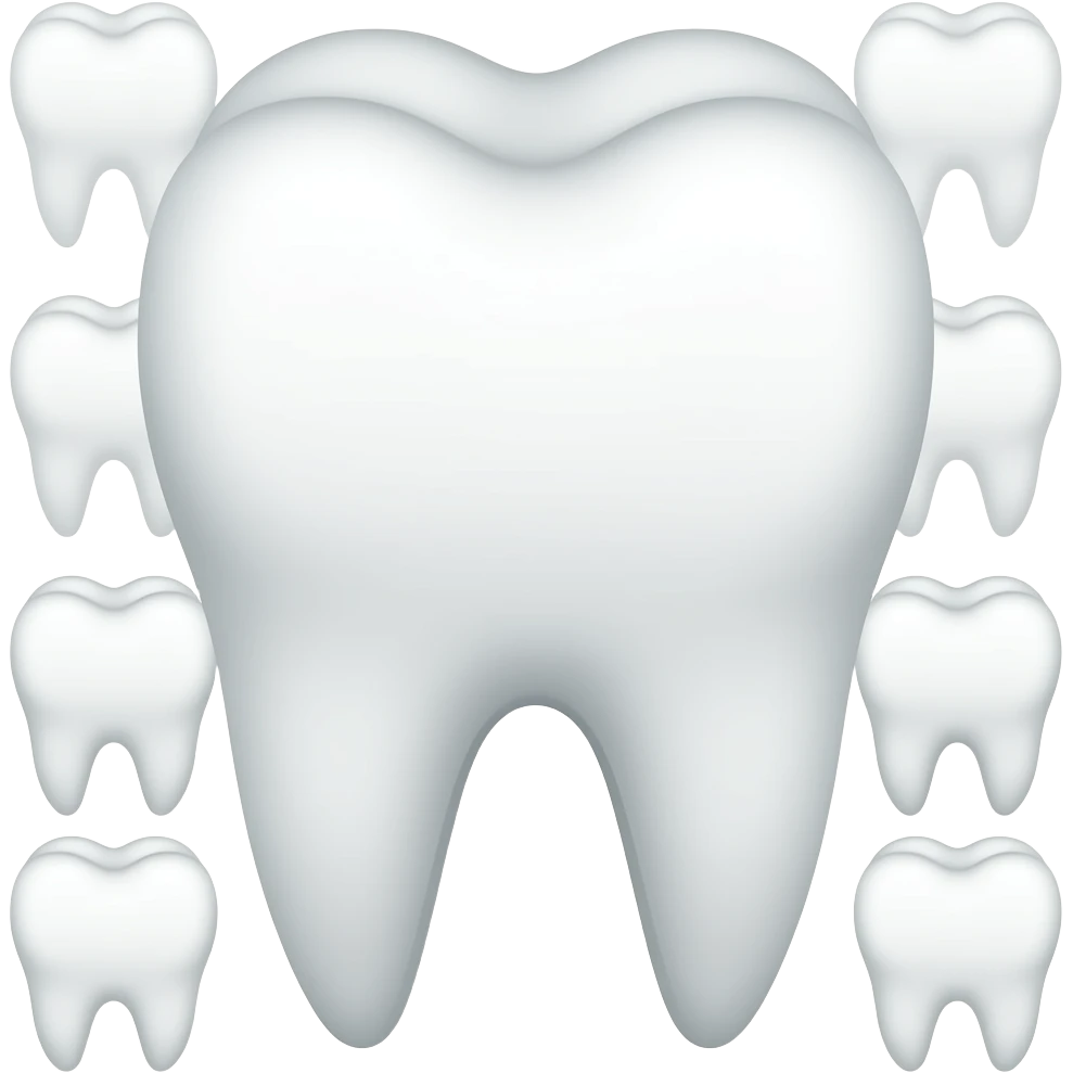 10000 teeth emoji