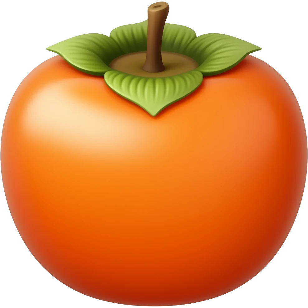 Persimmon emoji