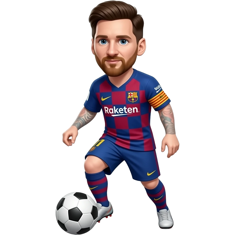 messi barcelona emoji