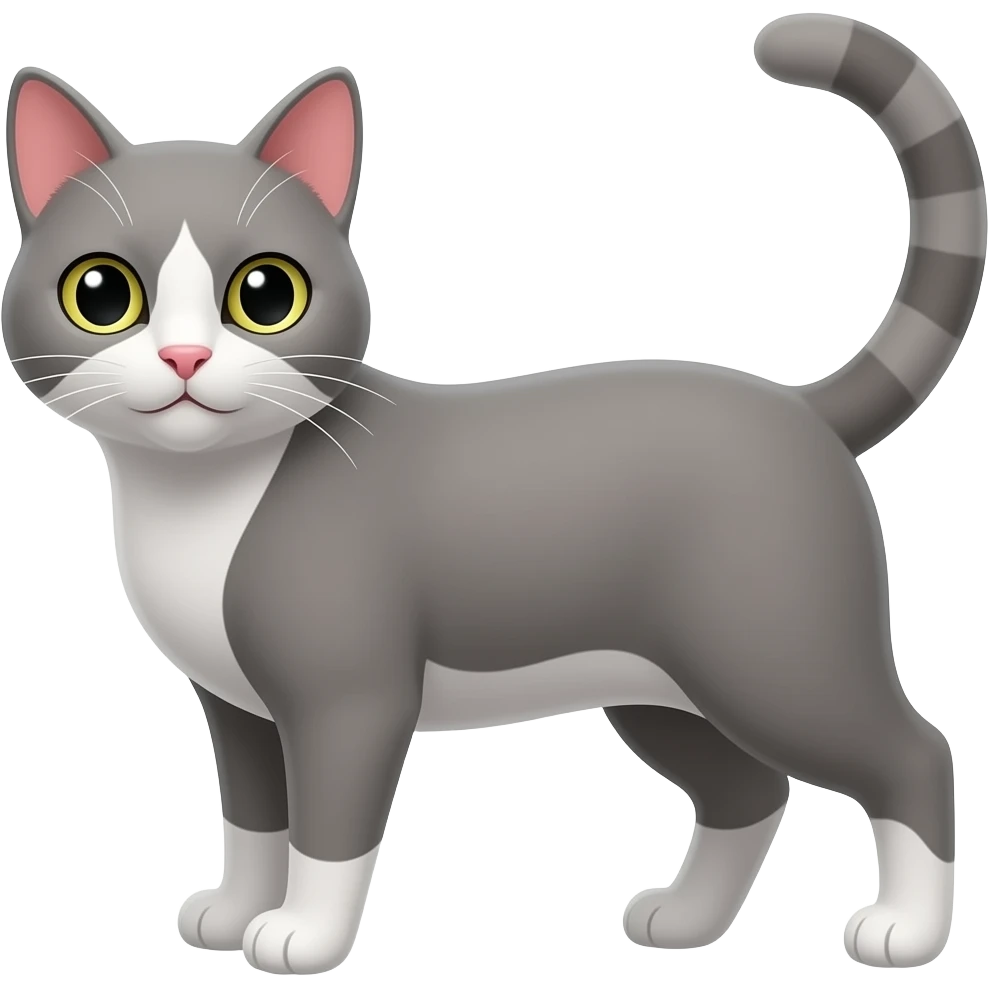 gray cat emoji