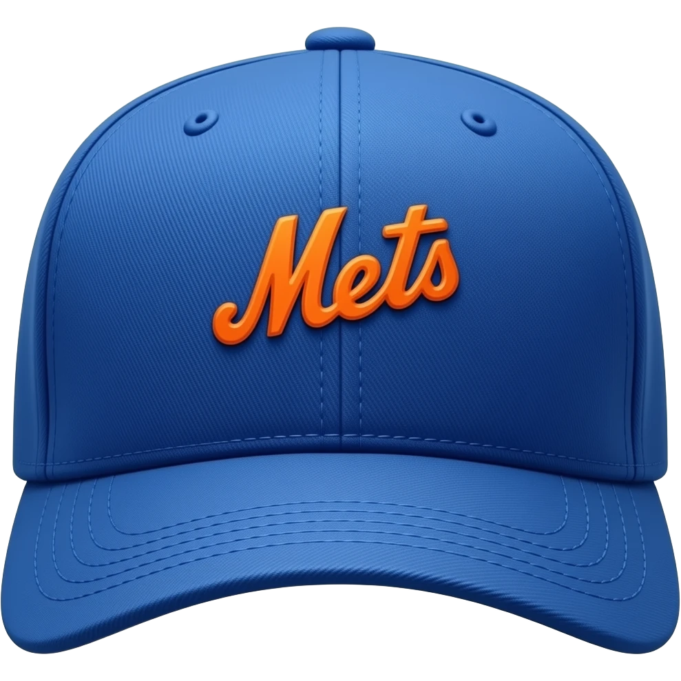 Mets baseball hat logo emoji