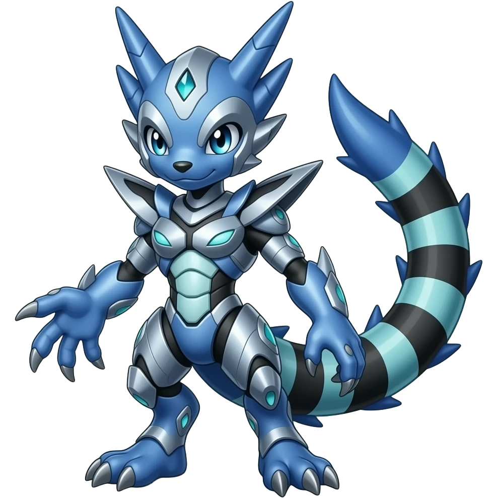 Axew-Larvesta-Latios-Genesect-Exveemon-Digimon-hybrid emoji