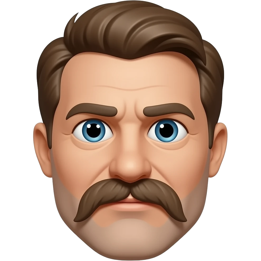 very distorted face emoji