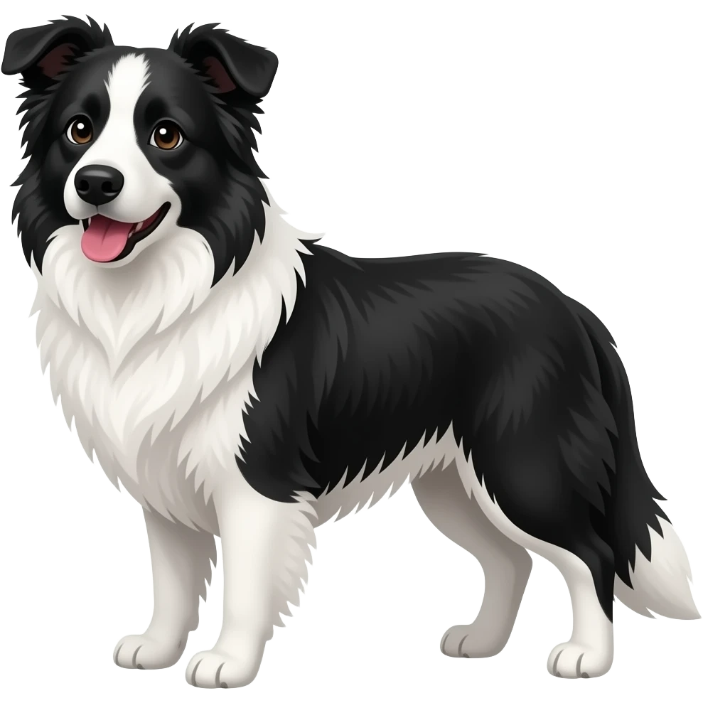 Border collie emoji