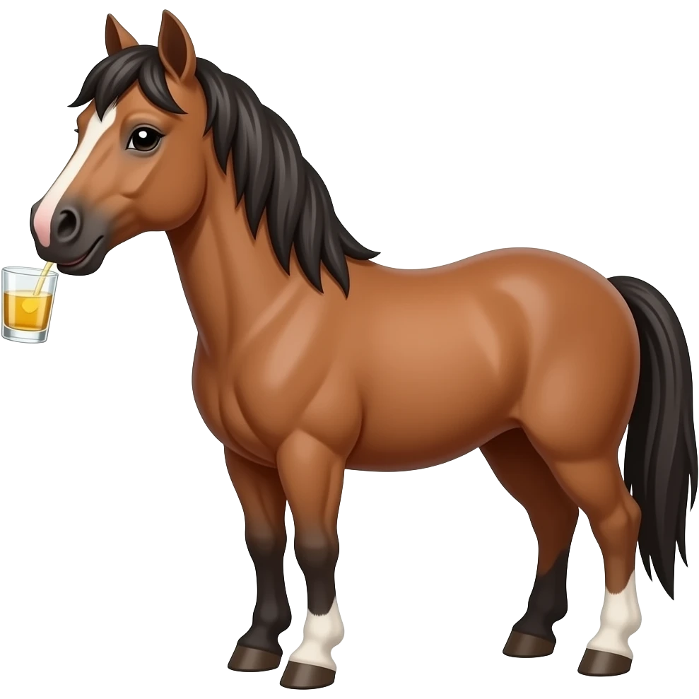 Vodka pony emoji
