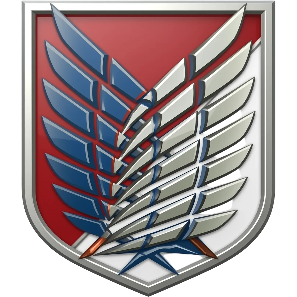Blason bataillon d'exploration l'attaque des titans emoji