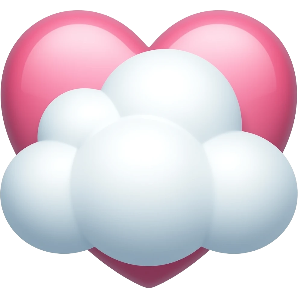 heart cloud emoji