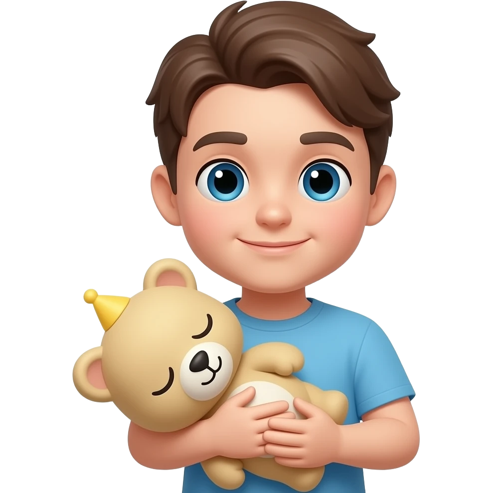 Uyuyan bir tane peluş yap bu peluşu tutan emoji
