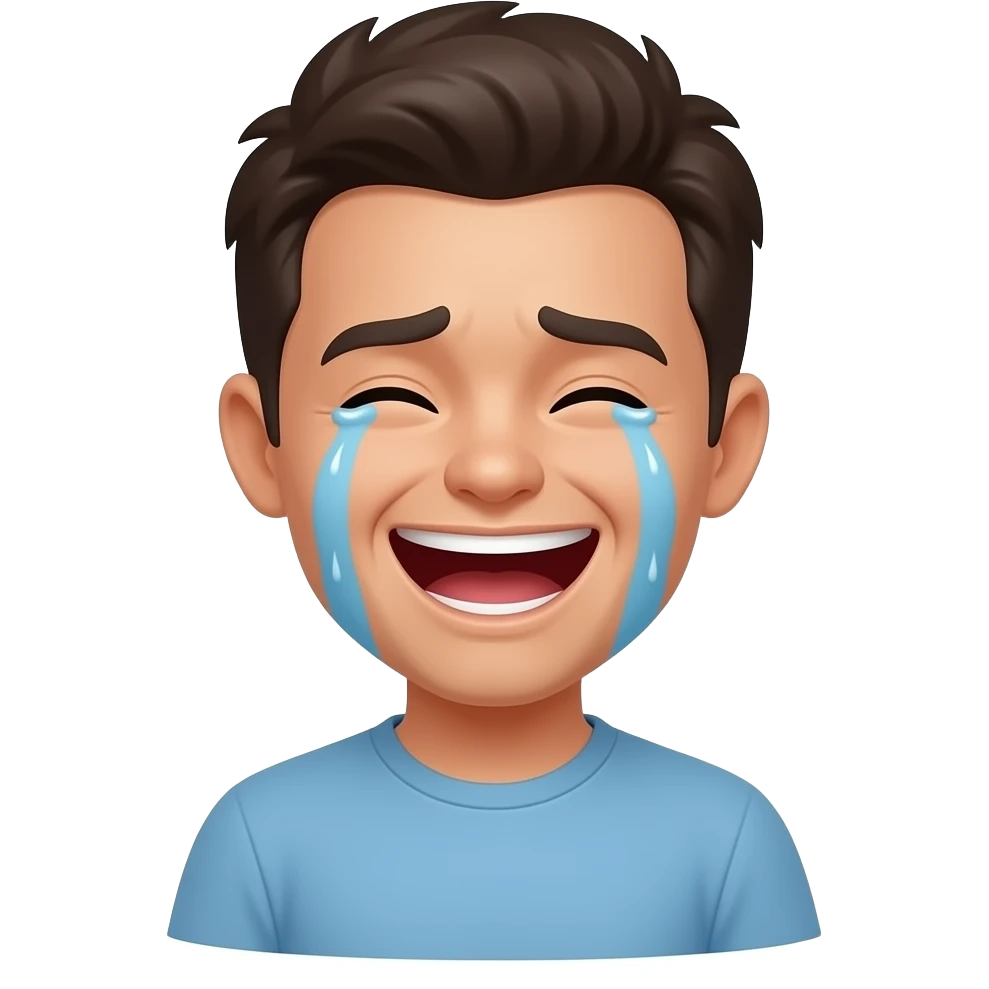 Laugh & crying emoji