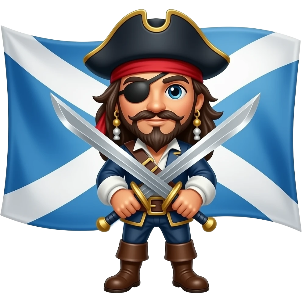 🏴‍☠️⚔️🚩 emoji
