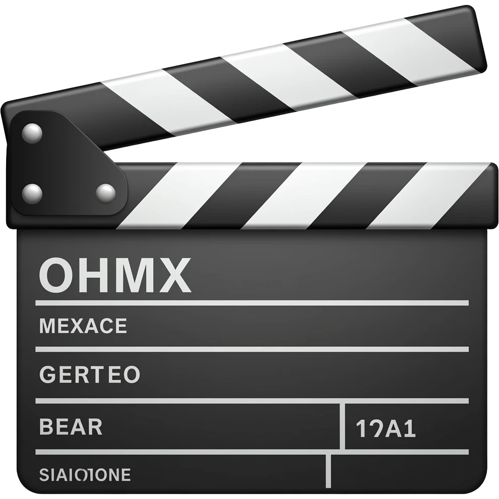 Clapper Board emoji