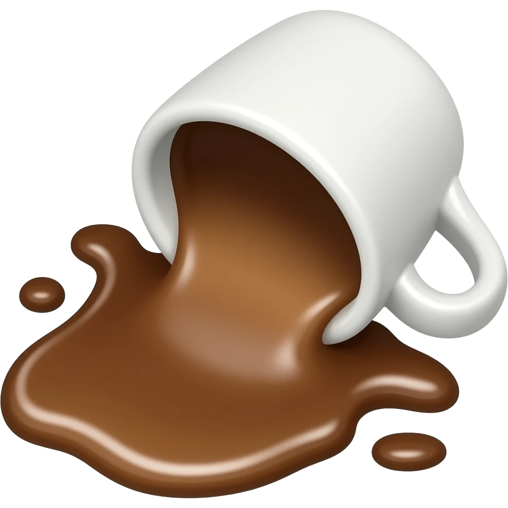 spill coffee emoji