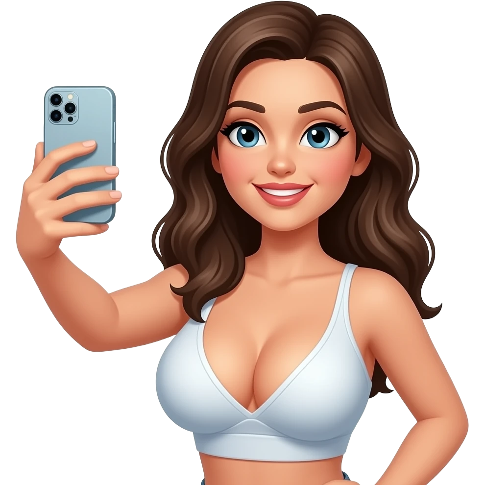 大乳房美女自拍 emoji