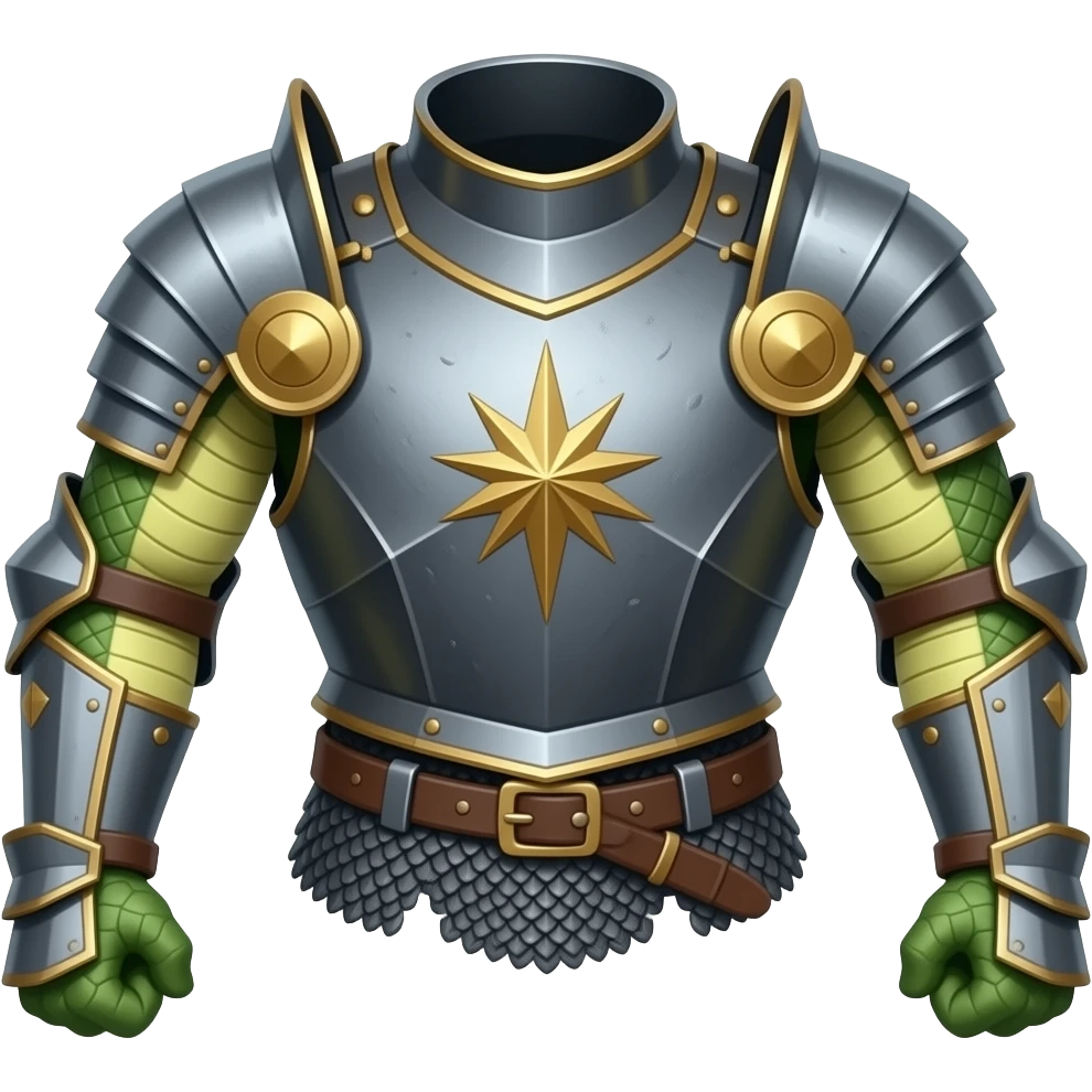 Snake armor with arms emoji