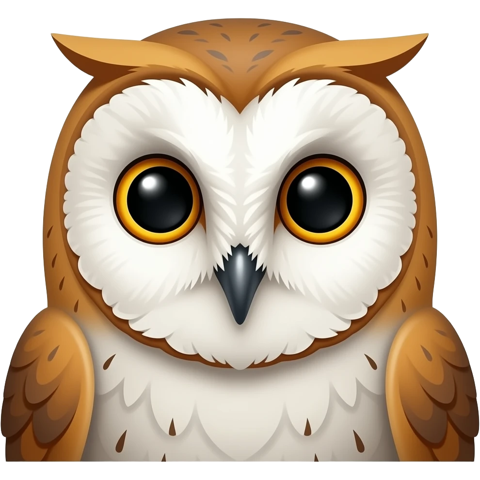 Android barn owl emoji