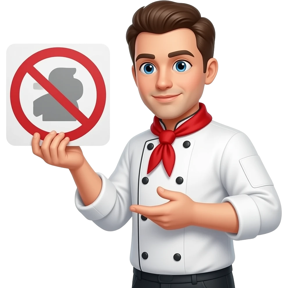page not found chef emoji