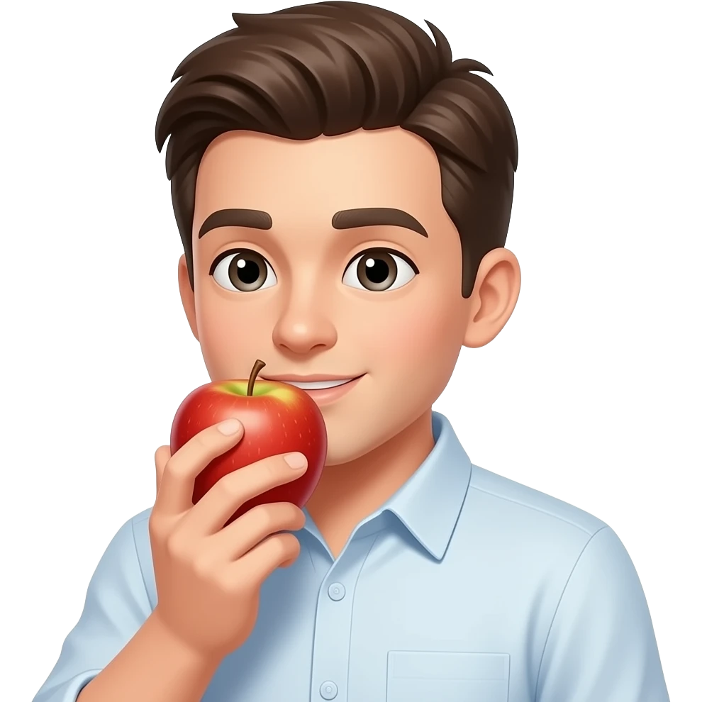 Apple eater emoji
