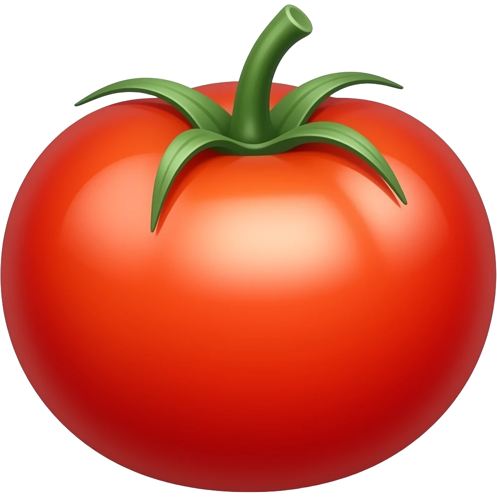 Tomato cartoon emoji