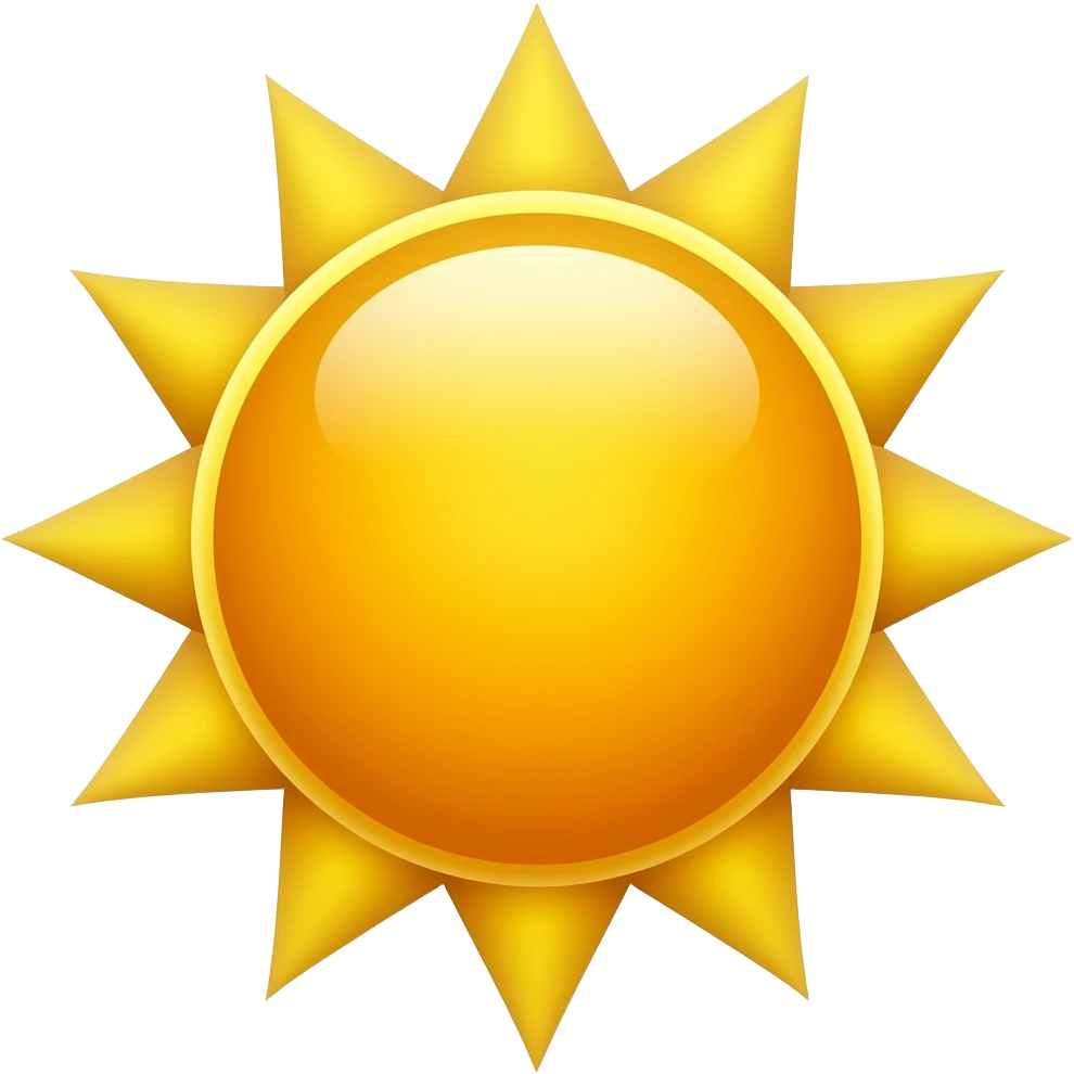 Sun emoji