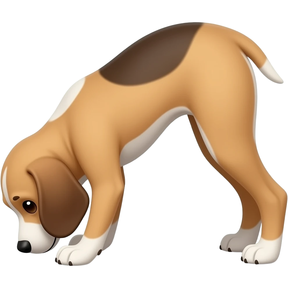 downward dog emoji