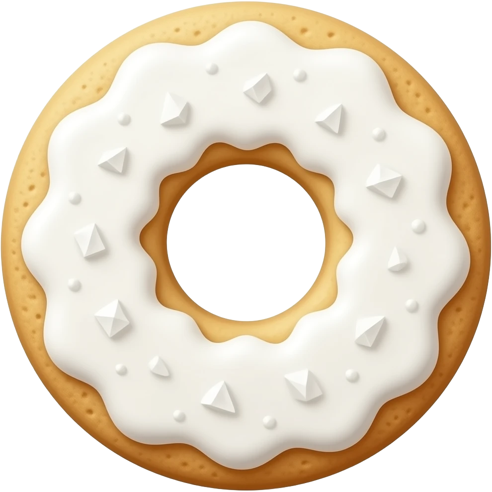 frosted sugar cookie emoji