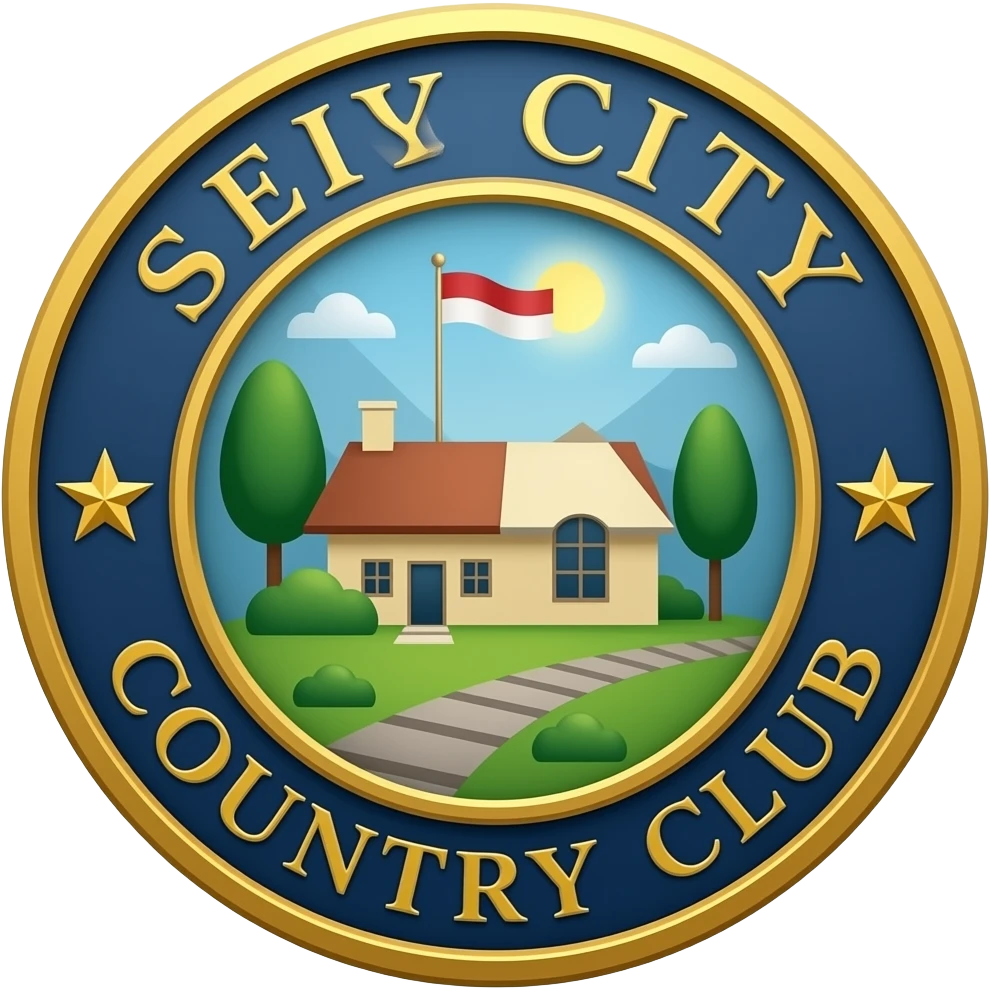 Skincity country club badge emoji