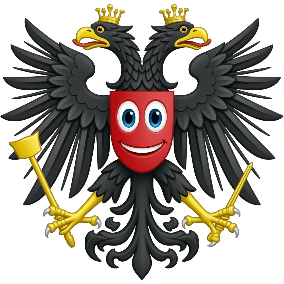 Смайл герб двуглавый орел emoji