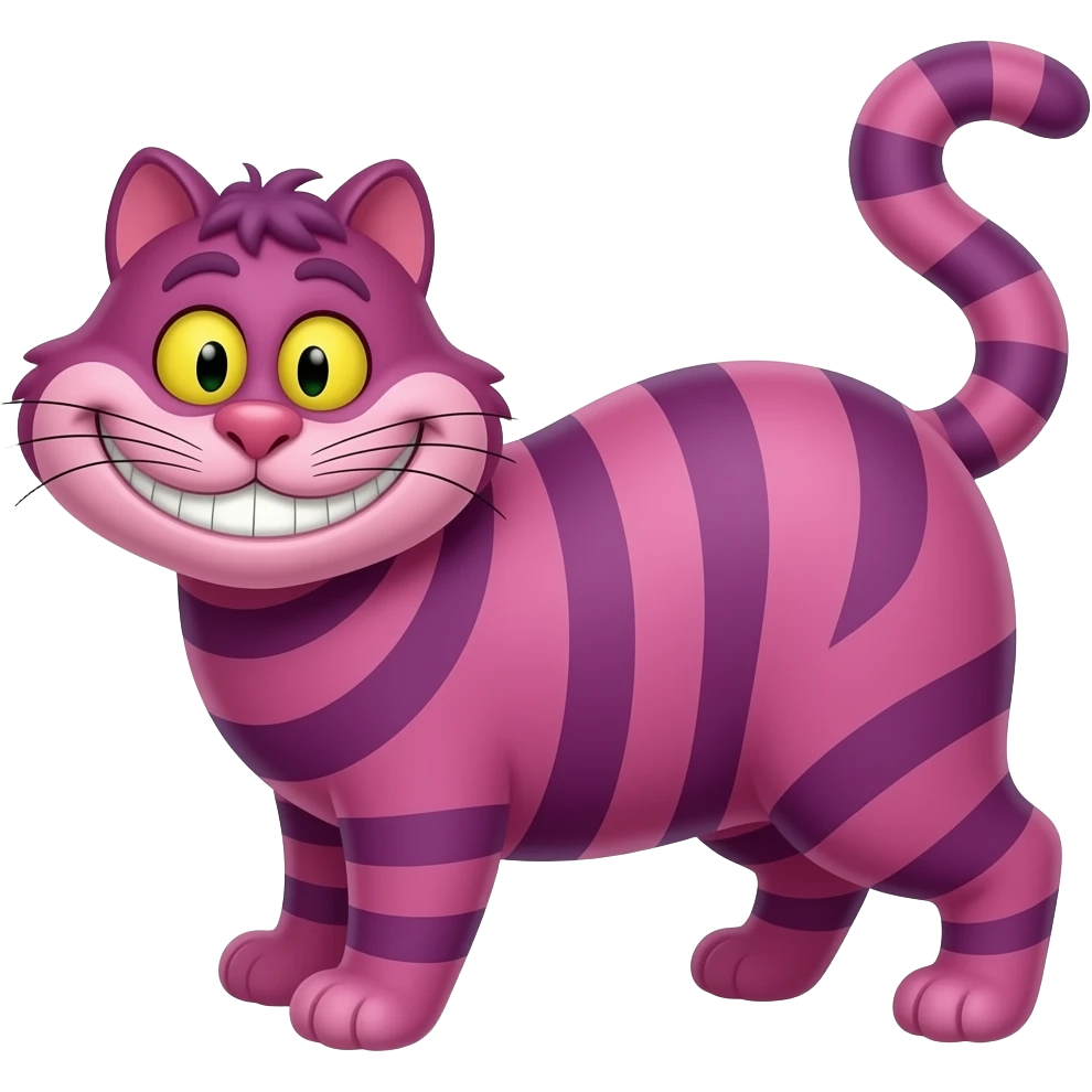 Gato Cheshire emoji | AI Emoji Generator
