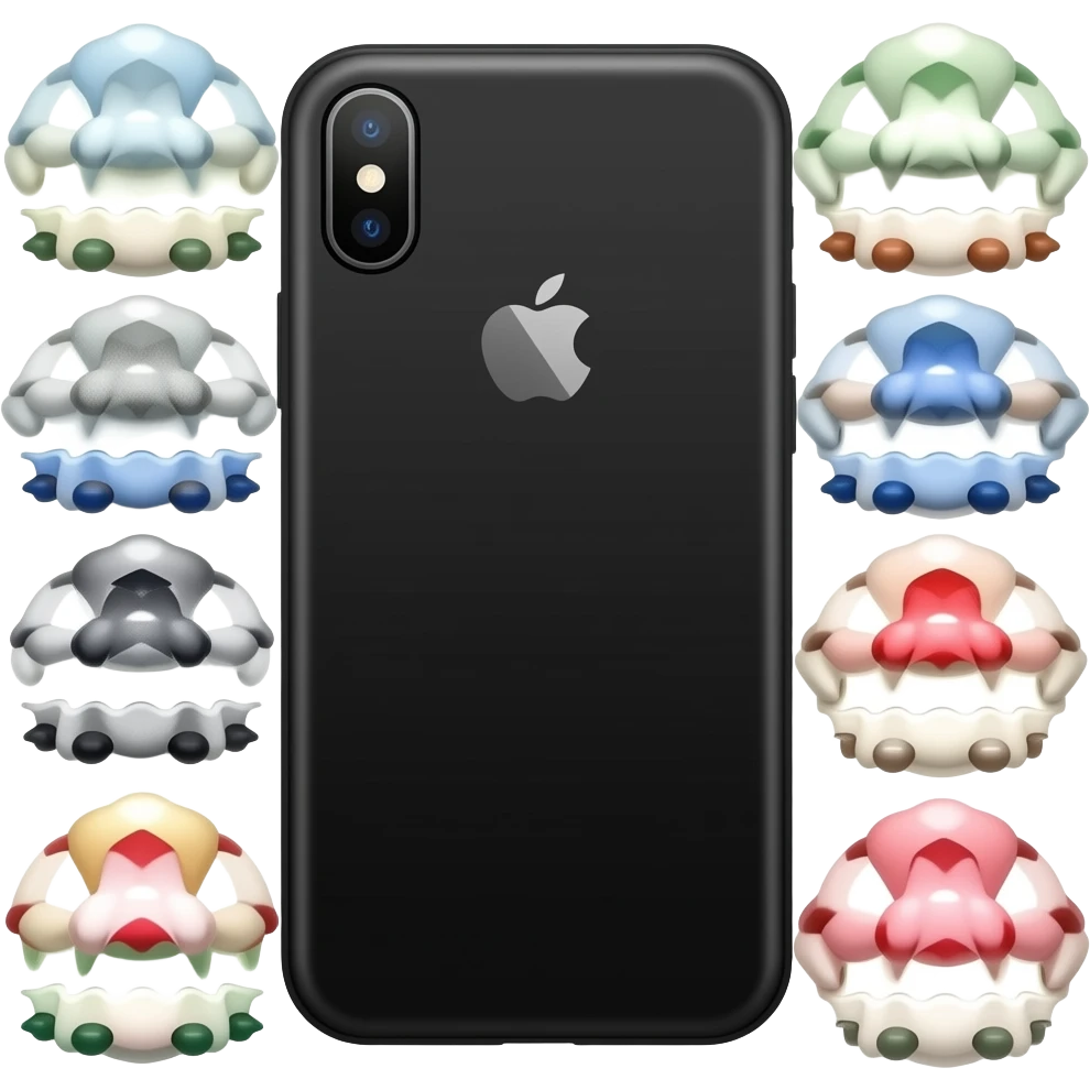 iphone negro emoji