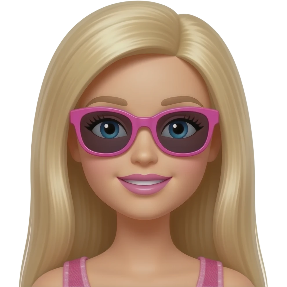 barbie sunglasses emoji
