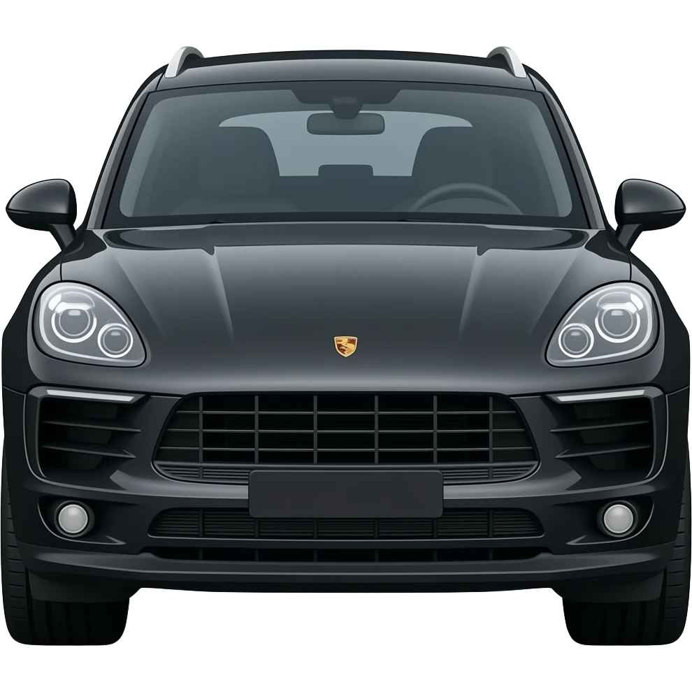 Black Porsche Macan emoji emoji