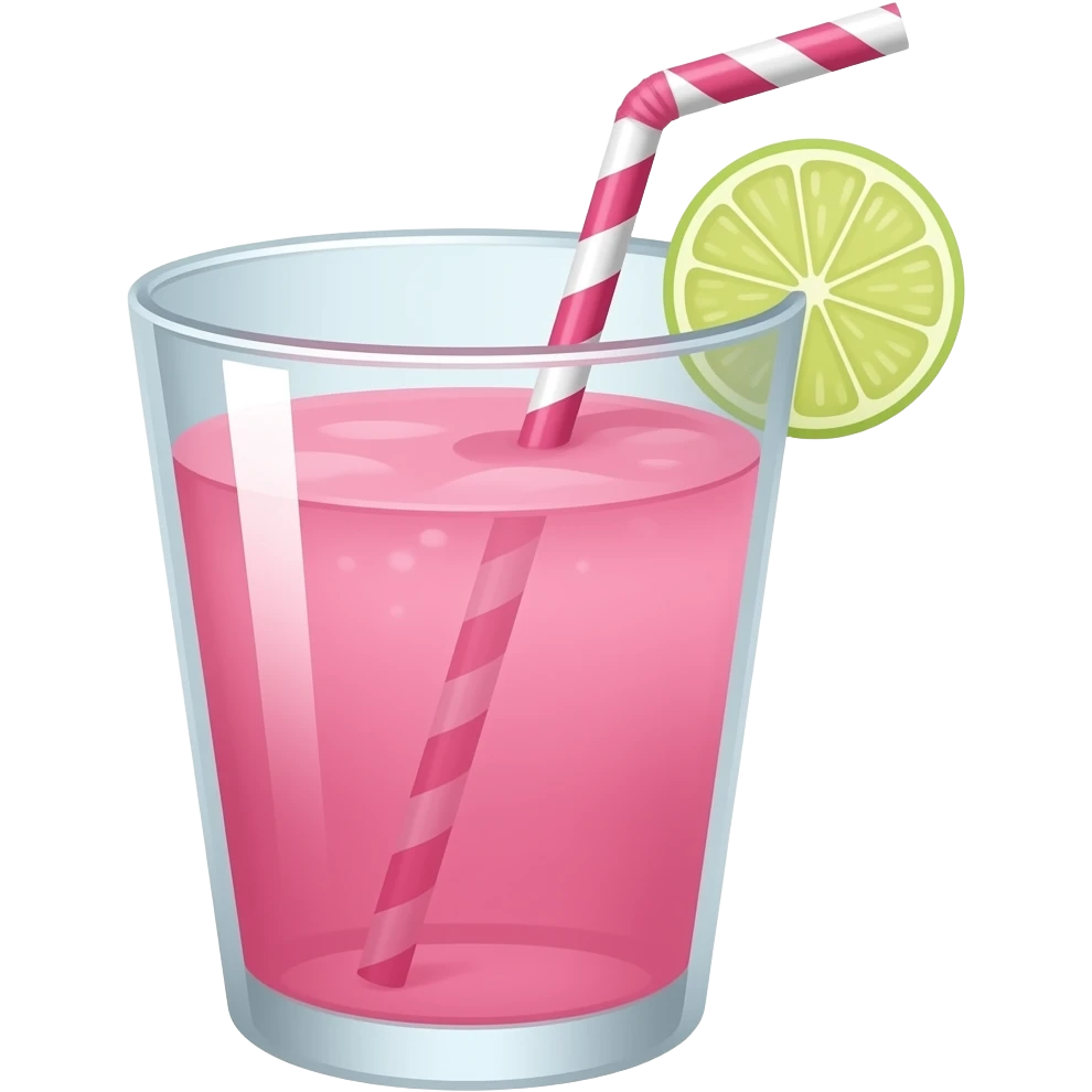 pink drink emoji