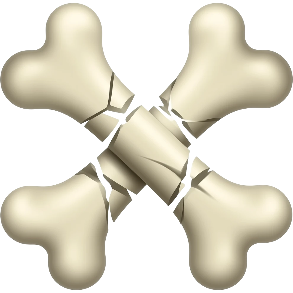 crack bone emoji