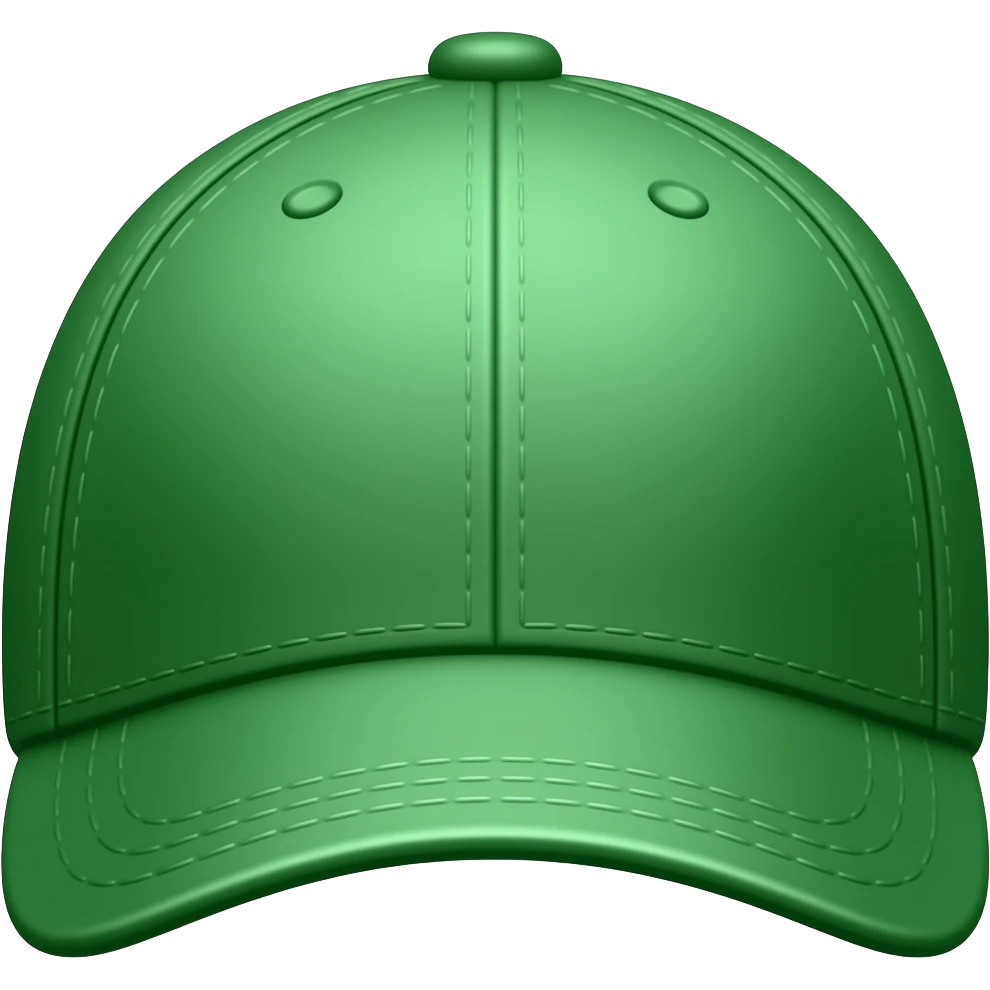 Green ball cap emoji
