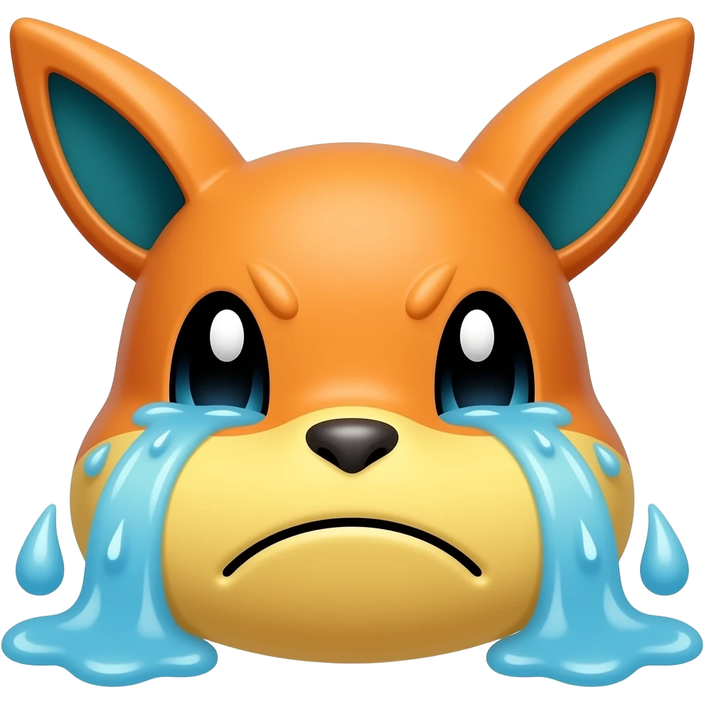 Blaziken smiley cry emoji