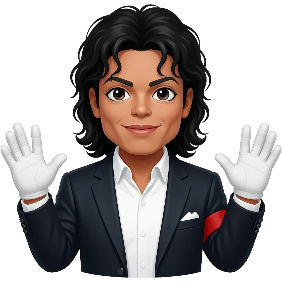 gants michael jackson emoji