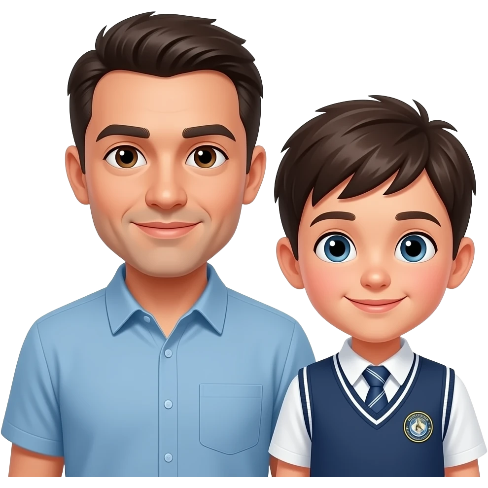 Human with school boy emoji