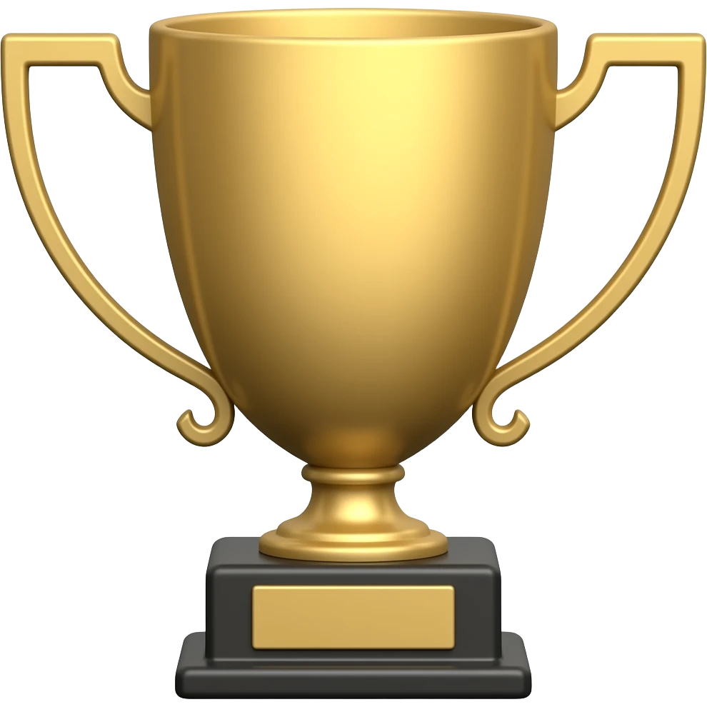Bronze trophy emoji